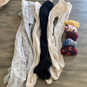 Zara tights and socks (4-5T)